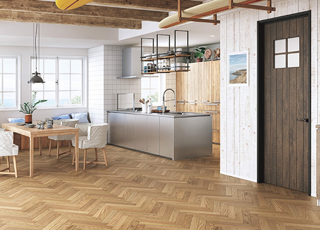 フレンチシックのインテリアスタイル写真