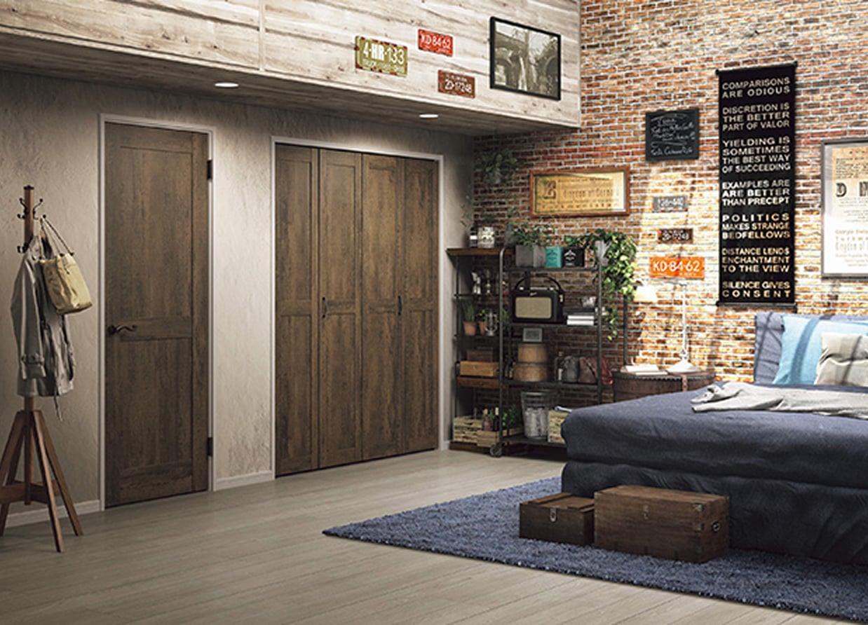 ライトヴィンテージのインテリアスタイル写真