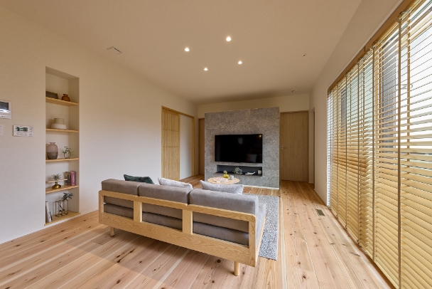 和モダンテイストの平屋