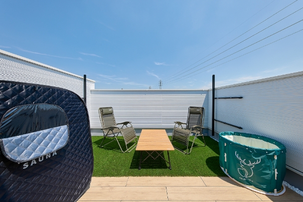 屋上庭園のあるお家