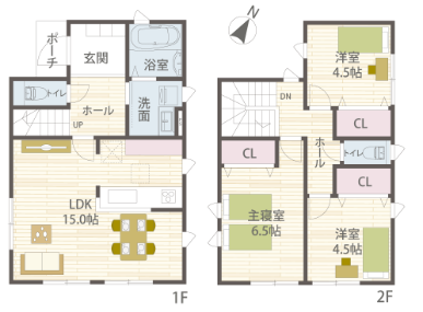 LDKに集いたくなる心地よい住まい