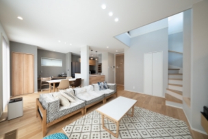 家事ラク導線のお家。収納も豊富で住空間がスッキリ