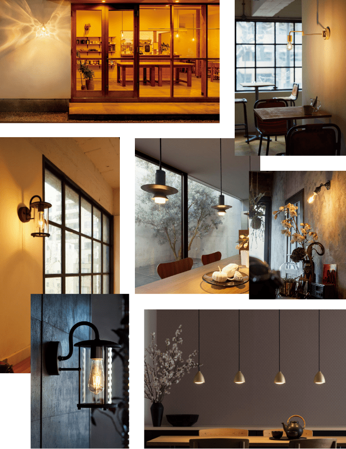 憧れの照明から、話題のデザイン照明も。