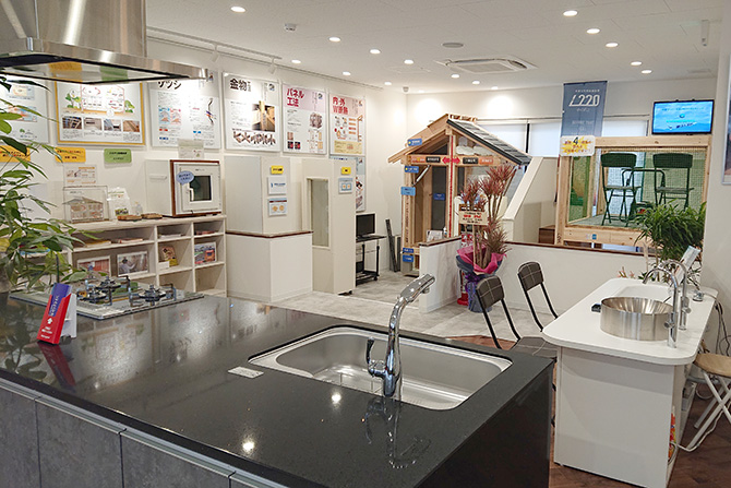ヤマト住建 住まいのギャラリー堺店の体感コーナー 住まいのギャラリー堺店