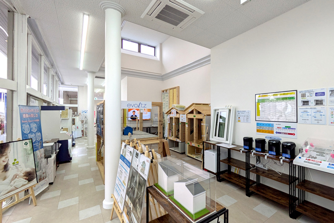 知っていただきたい性能の体感コーナー