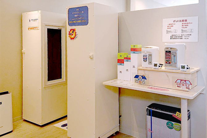 住まいのギャラリー滋賀店 体感コーナー