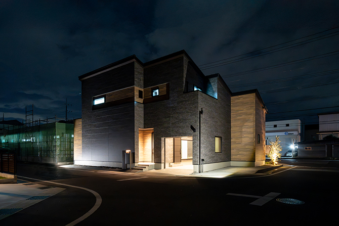 長浜住宅展示場（夜景）