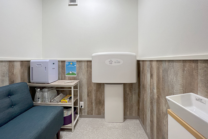 住まいのギャラリー西神戸店 おむつ交換