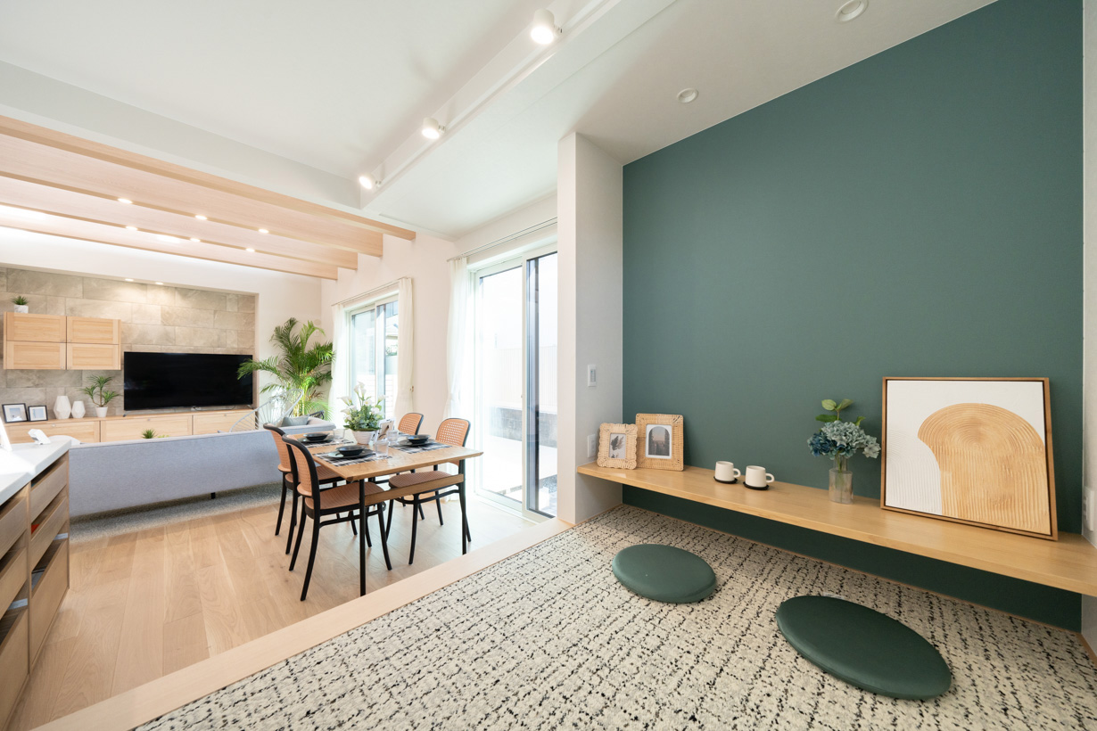 おくつろぎ頂けるタタミコーナー