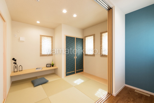 ［大阪府貝塚市：モデルハウス]南大阪南住宅展示場／ダブル断熱／nearly zeh／和室