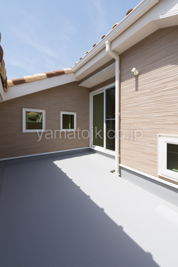 ［大阪府貝塚市：モデルハウス]南大阪南住宅展示場／ダブル断熱／nearly zeh／バルコニー