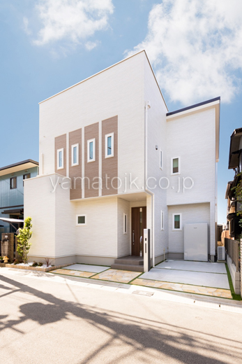 ［京都府宇治市：モデルハウス]京都南住宅展示場／ダブル断熱／nearly zeh／外観