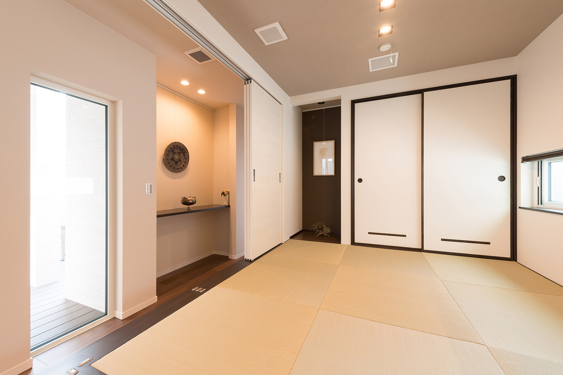 ［和歌山県和歌山市:モデルハウス]和歌山住宅展示場／ダブル断熱／ZEH／全館空調／和室／床の間