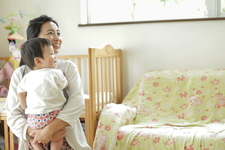 兵庫県川西市:無垢床/リビング