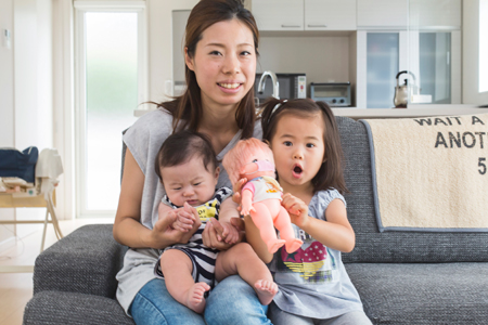 神戸市西区:大きな窓の家/ご家族