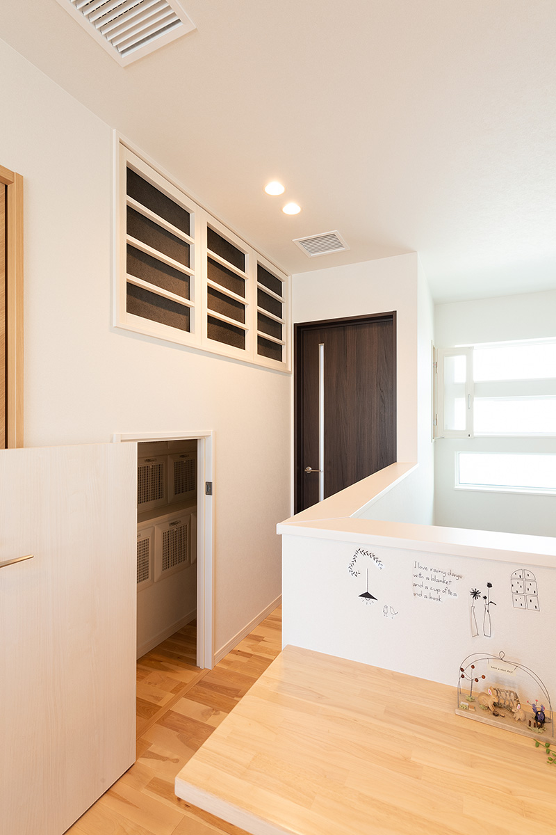 ［兵庫県姫路市:モデルハウス]姫路住宅展示場／全館空調の家／ZEH／ダブル断熱／IOTシステム／空調室