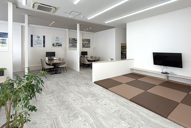 お子様連れでも安心のキッズスペース