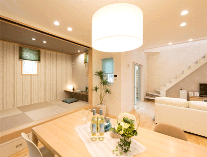 二世帯住宅参考プラン『ほどほど同居タイプ』内装イメージ