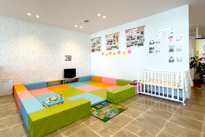 お子様も安心しておくつろぎ頂けるキッズスペース