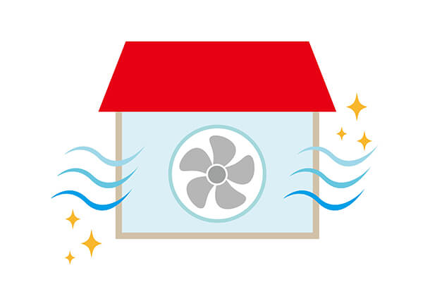 高気密高断熱住宅の換気方法