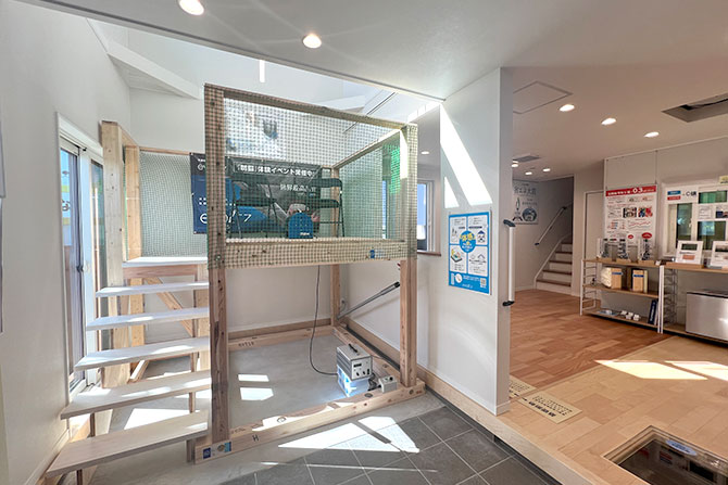 住まいのギャラリー四日市店　体感コーナー