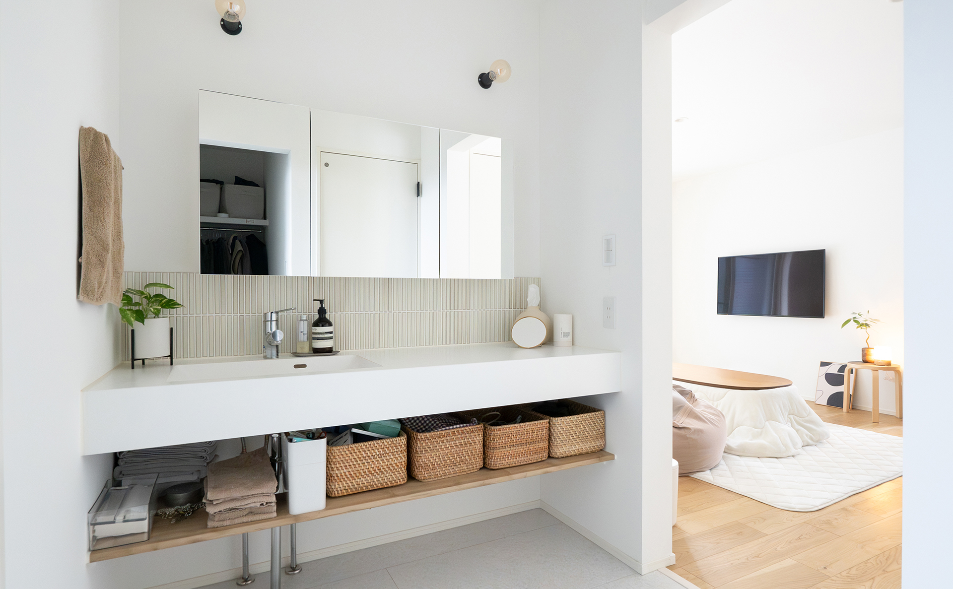 岐阜県：洗面所