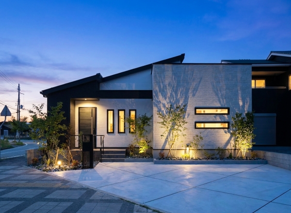 家族の距離が近くなる 平屋の家