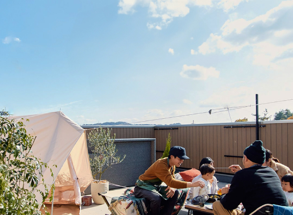 大空の下で愉しむ、育む、癒される 屋上庭園