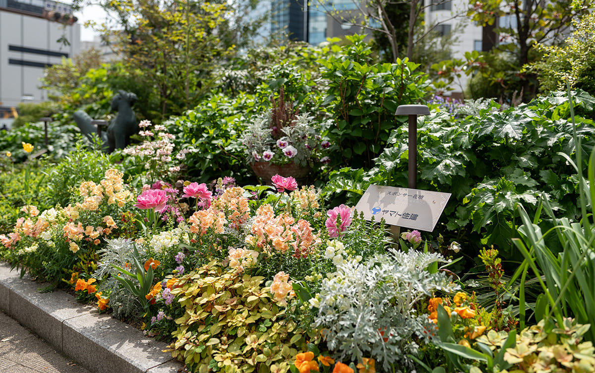 神戸市が取り組むKOBE GREEN HUB事業に参加 フラワーロード沿いに花壇を設置