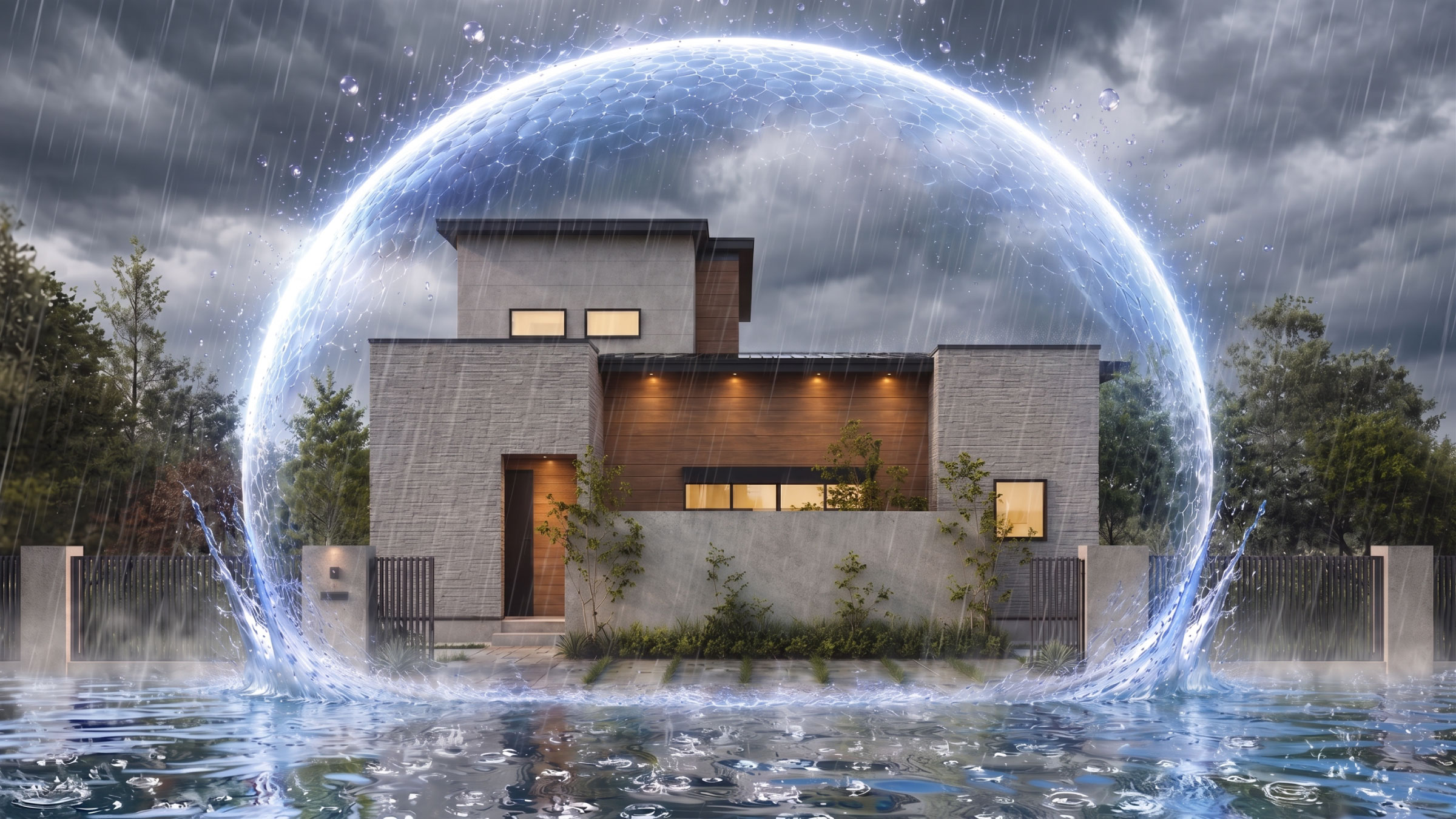 耐水害仕様を採用した住宅の外観
